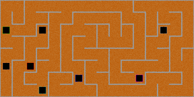 Sample maze map